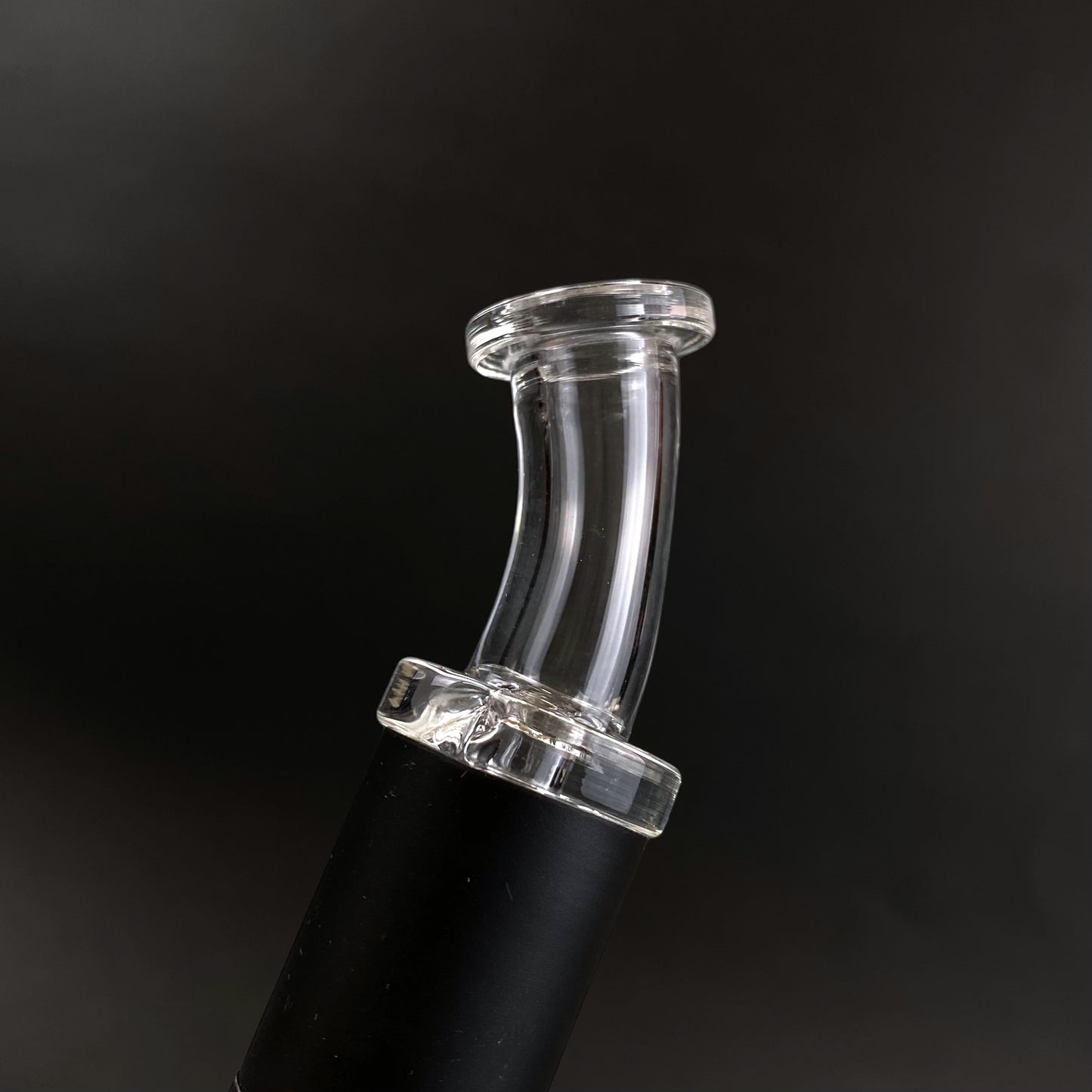 Clear Pivot Spinner Glass Mouthpiece