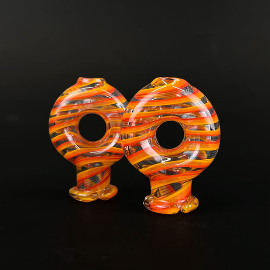 BorOregon Color Pivot Donut Spinner Glass Mouthpiece