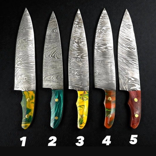 Damascus HK Knives - Kitchen Knife Dabber