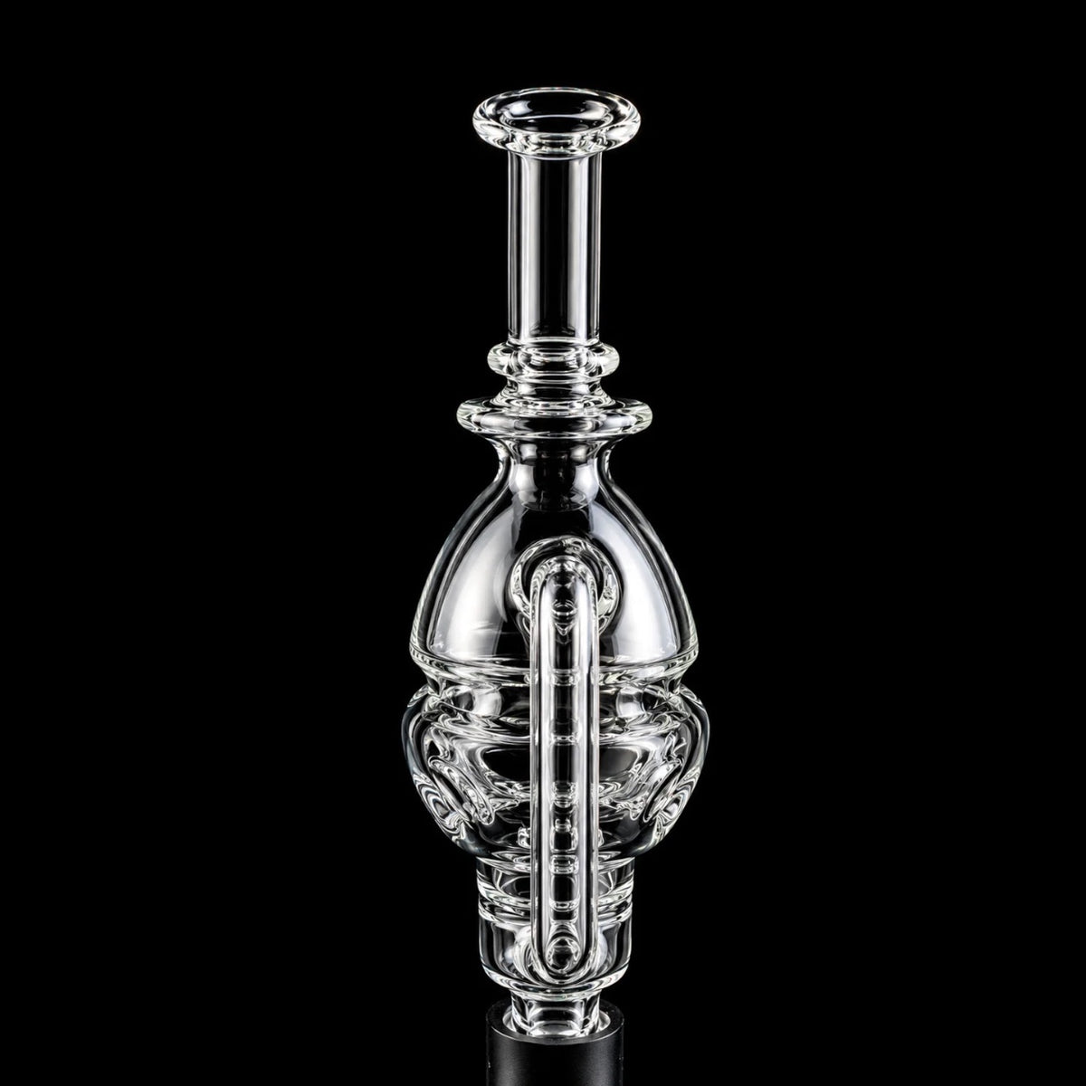 Clear Fab Egg Bubbler Attachment For Puffco Pivot