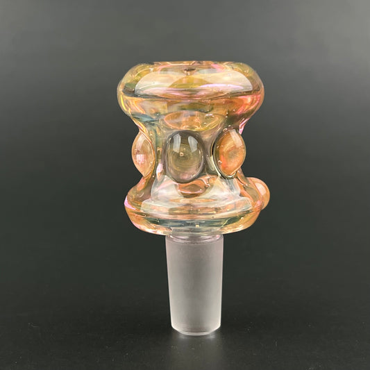 14mm Glass Bowl Slide – Single Hole by The Beardless Menace