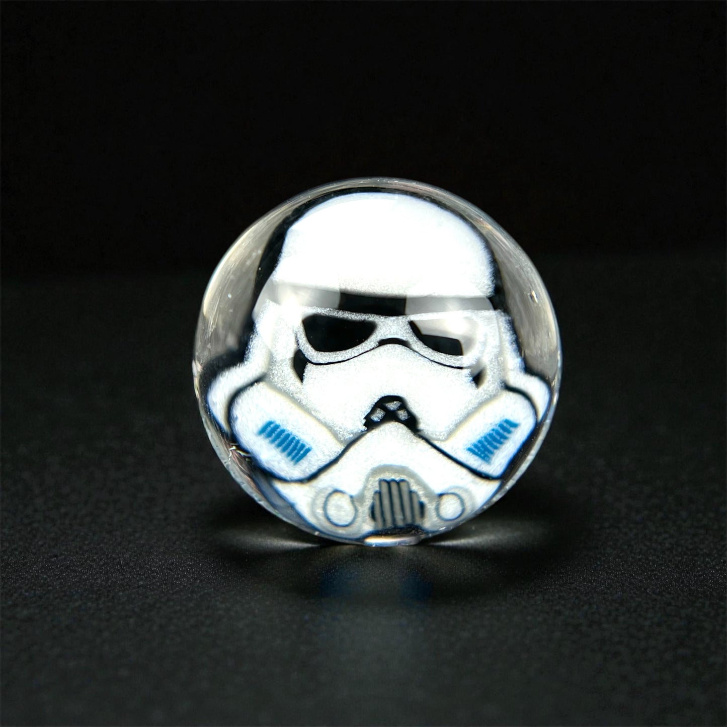 Steven H Glass – Star Wars Storm Trooper Millie Valve Marble (12–13mm)