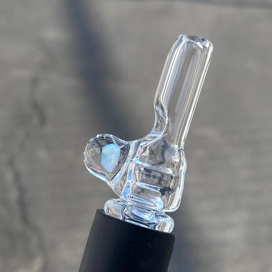 Clear Pivot Spinner Mouthpiece by Magizle