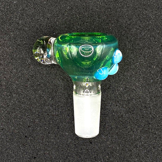 Keys Glass - 14mm Single Hole Glass Bowl Slide - Pokémon Ivysaur