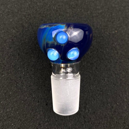 18mm Single Hole Bowl Slide by Keys Glass - Stewie Griffin Family Guy
