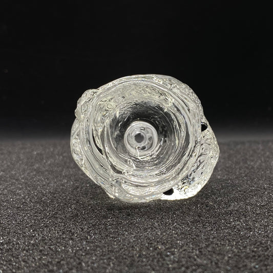 420 Glass - 18mm Single Hole Glass Bowl Slide