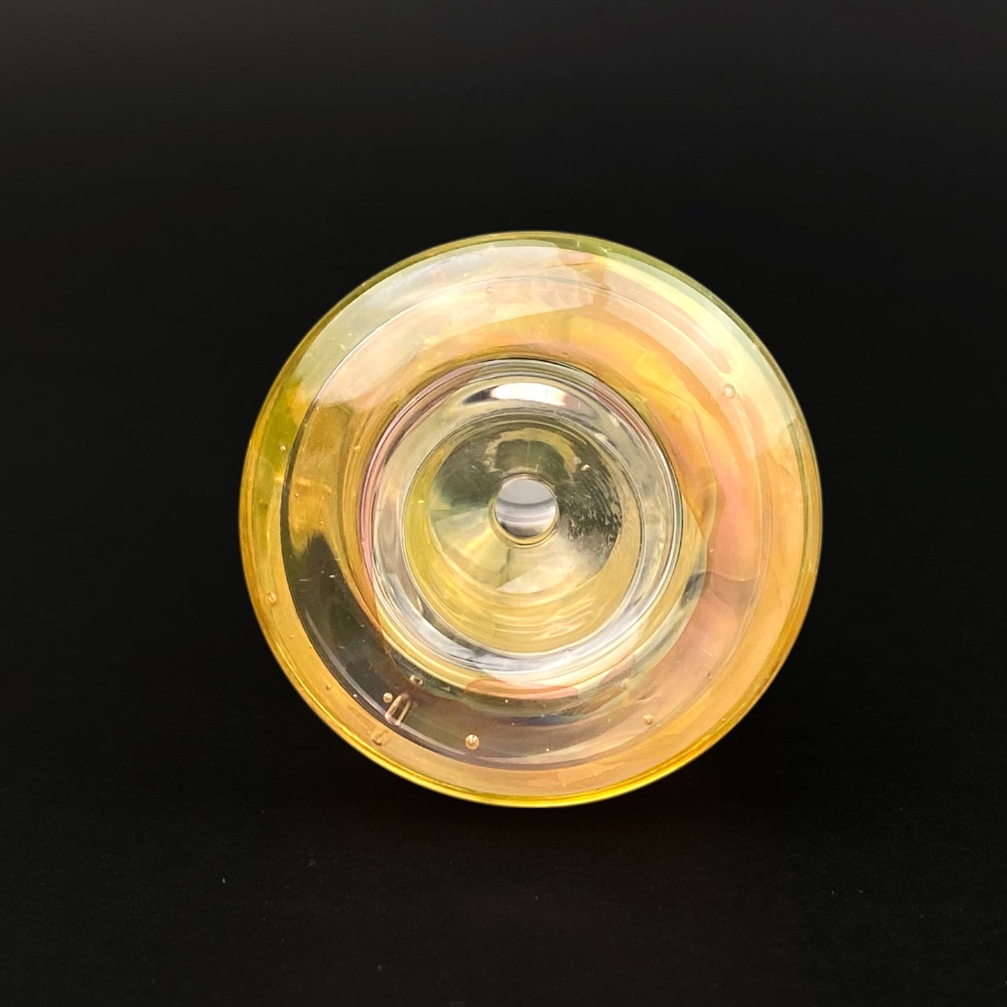 14mm Glass Bowl Slide – Single Hole by The Beardless Menace
