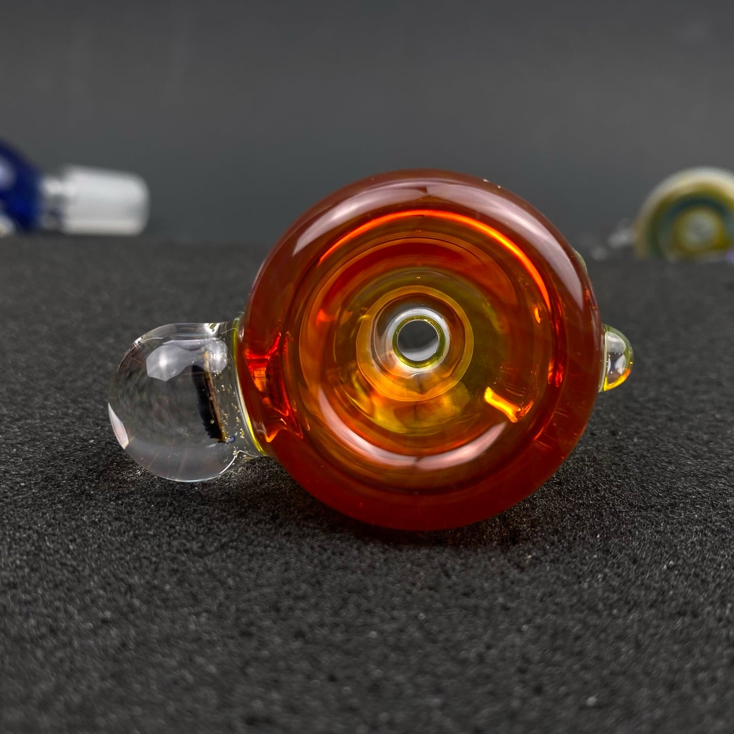 18mm Single Hole Bowl Slide by Keys Glass – Max Goof