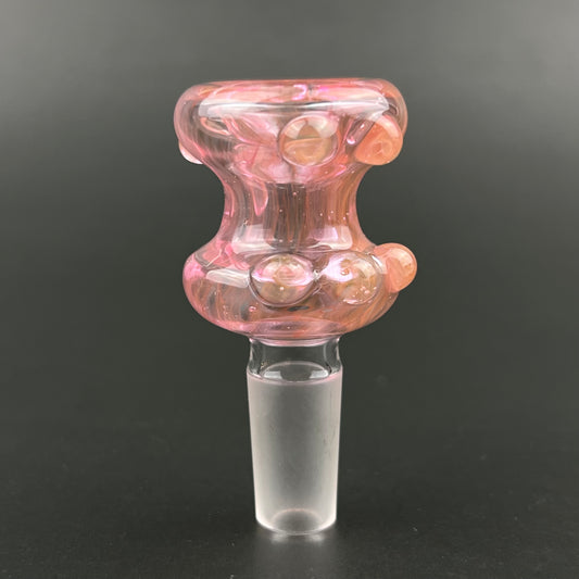 14mm Glass Bowl Slide – Single Hole by The Beardless Menace