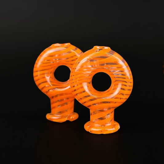 BorOregon Color Pivot Donut Spinner Glass Mouthpiece