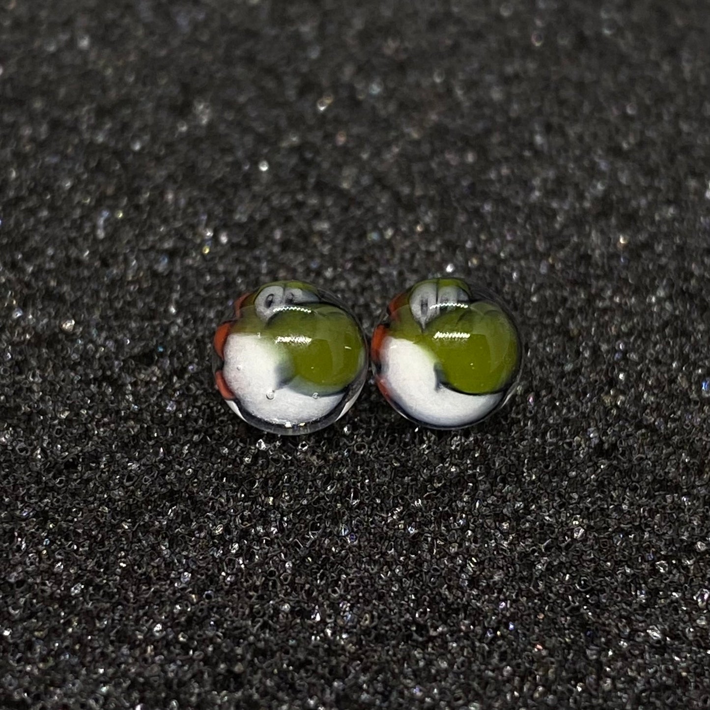 Steven H Glass – Yoshi (Super Mario) Millie Terp Pearls (2pc Set)
