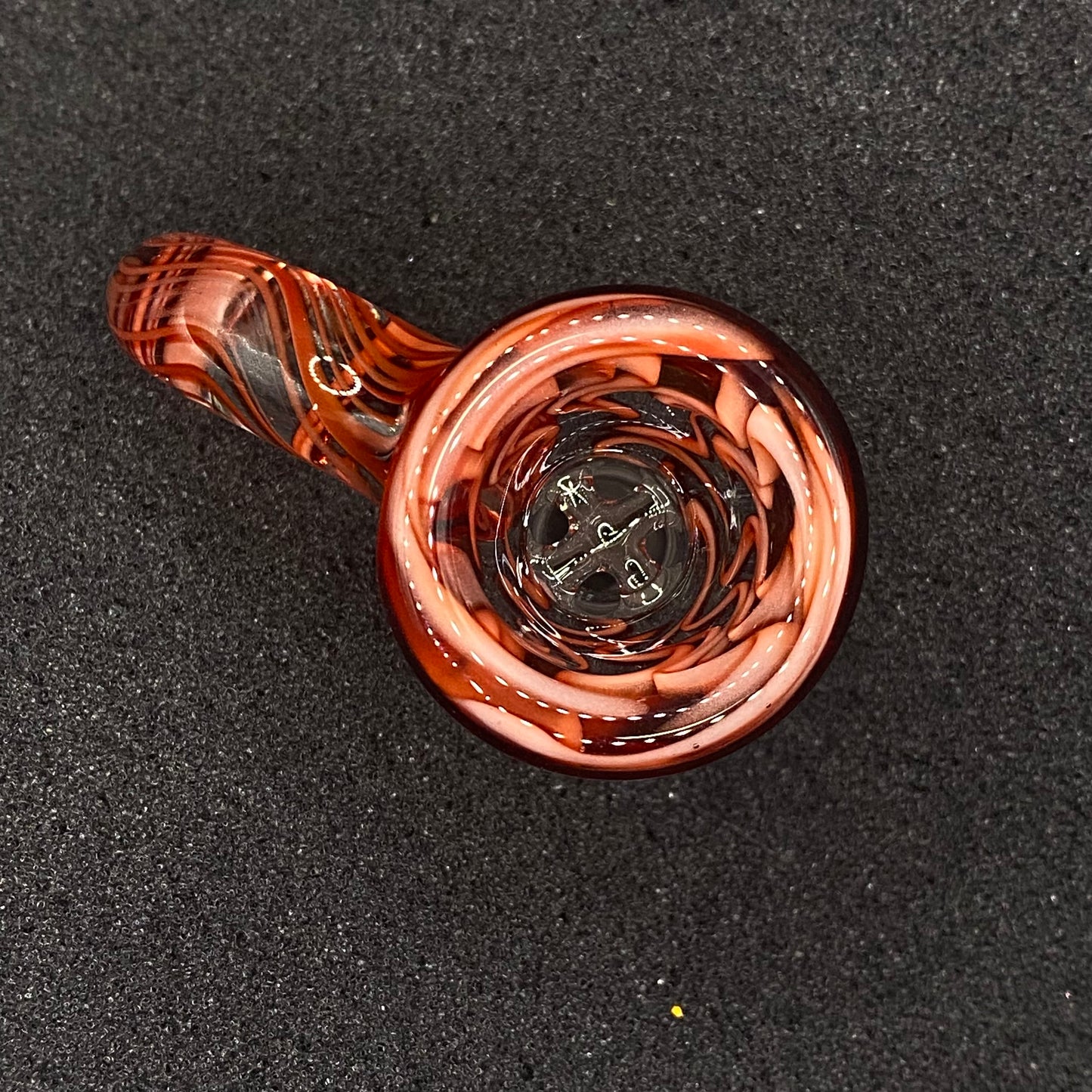 14mm Rewig Glass Bowl Slide – 4 Hole by CW Glass Art