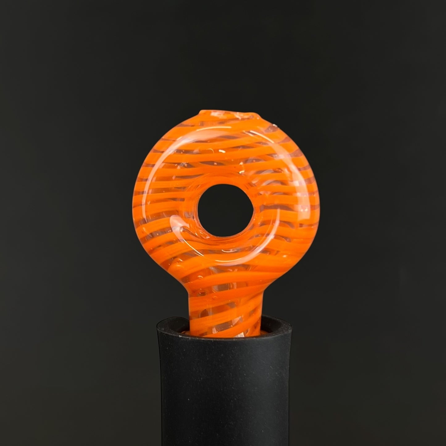 BorOregon Color Pivot Donut Spinner Glass Mouthpiece