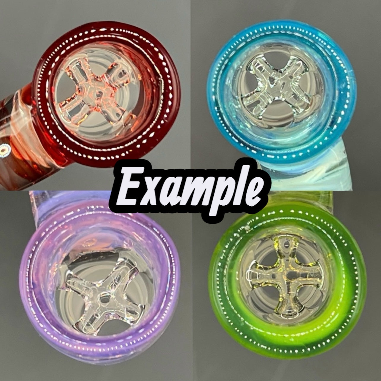 Magizle - 14mm 4-Hole Glass Bowl Slide
