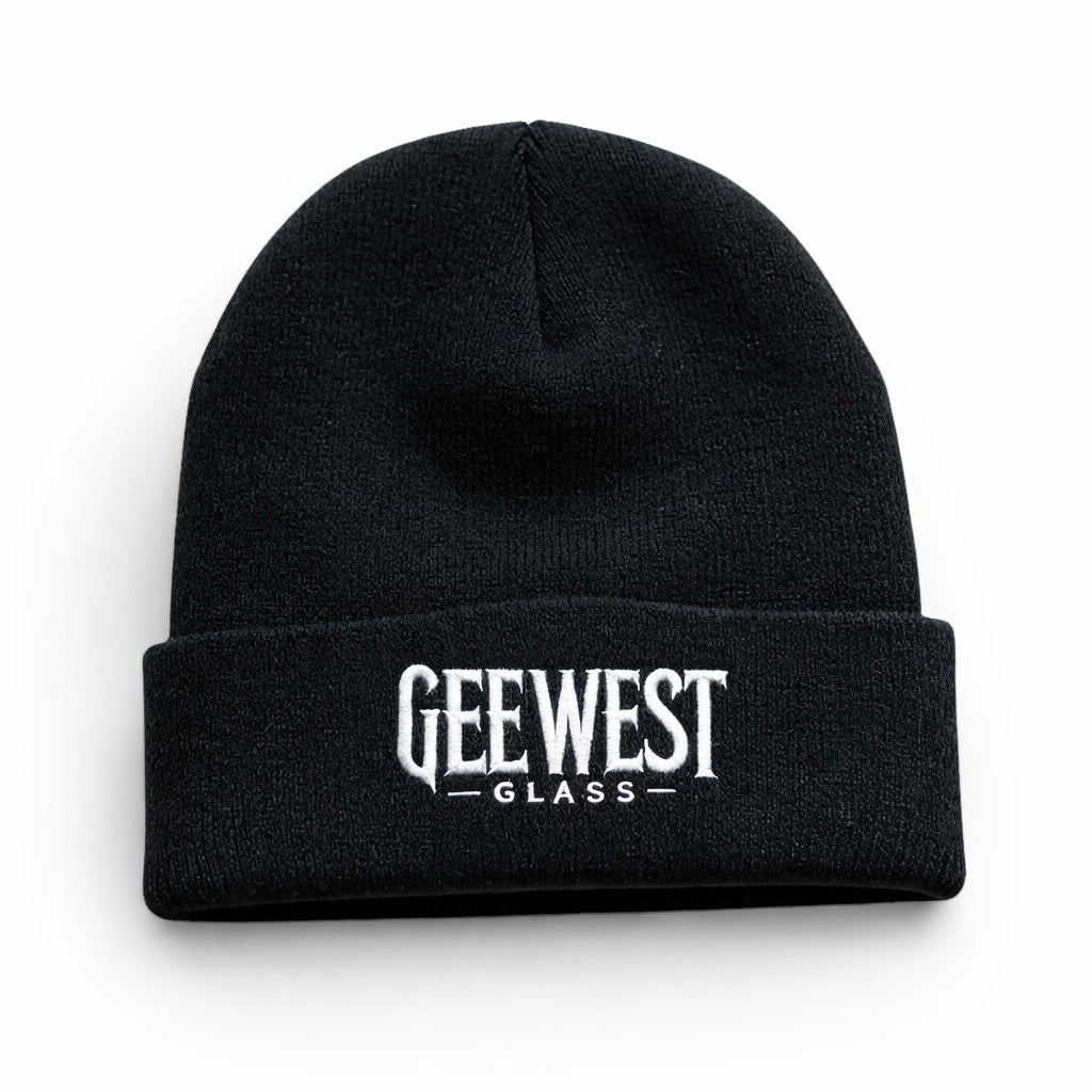 Gee West Glass Adult Colored Beanie – Embroidered Logo