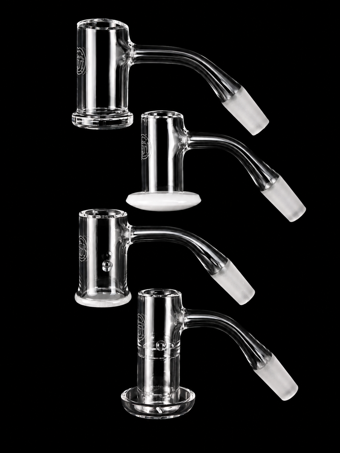 8 Pack - 14mm 45° Quartz Banger Bundle