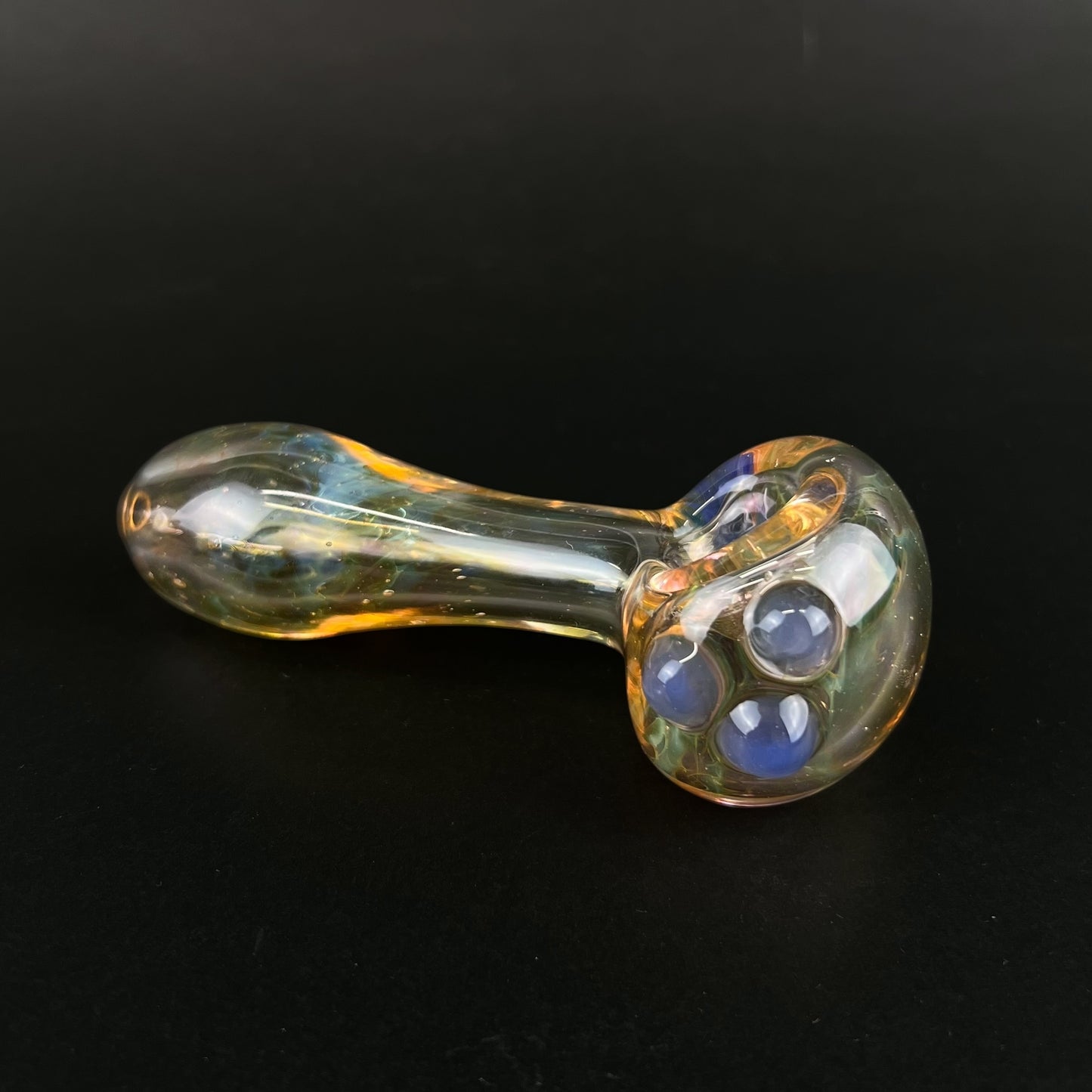 Fumed Glass Hand Pipe by The Beardless Menace