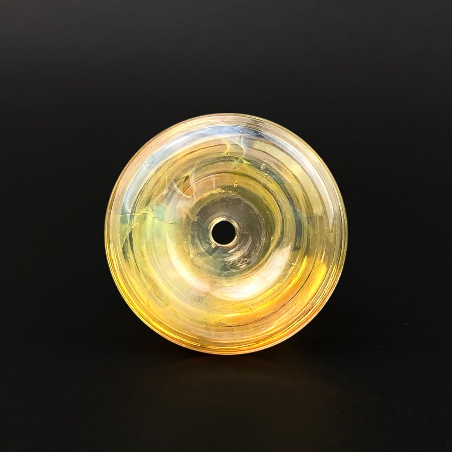 14mm Glass Bowl Slide – Single Hole by The Beardless Menace