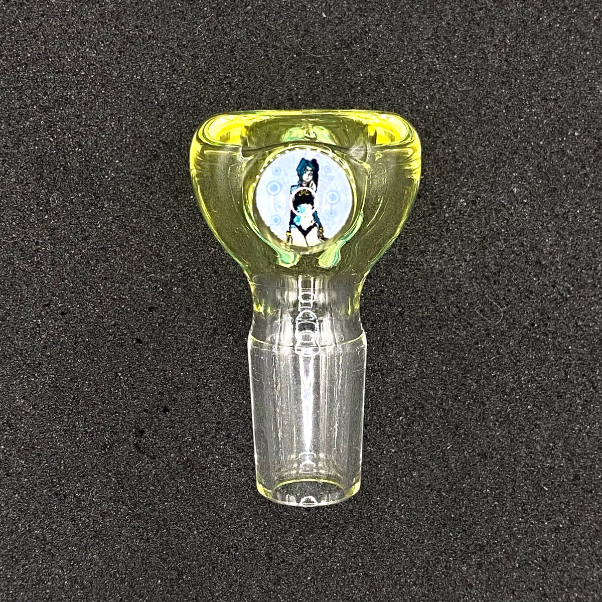 18mm Single Hole Bowl Slide by Keys Glass – NSFW