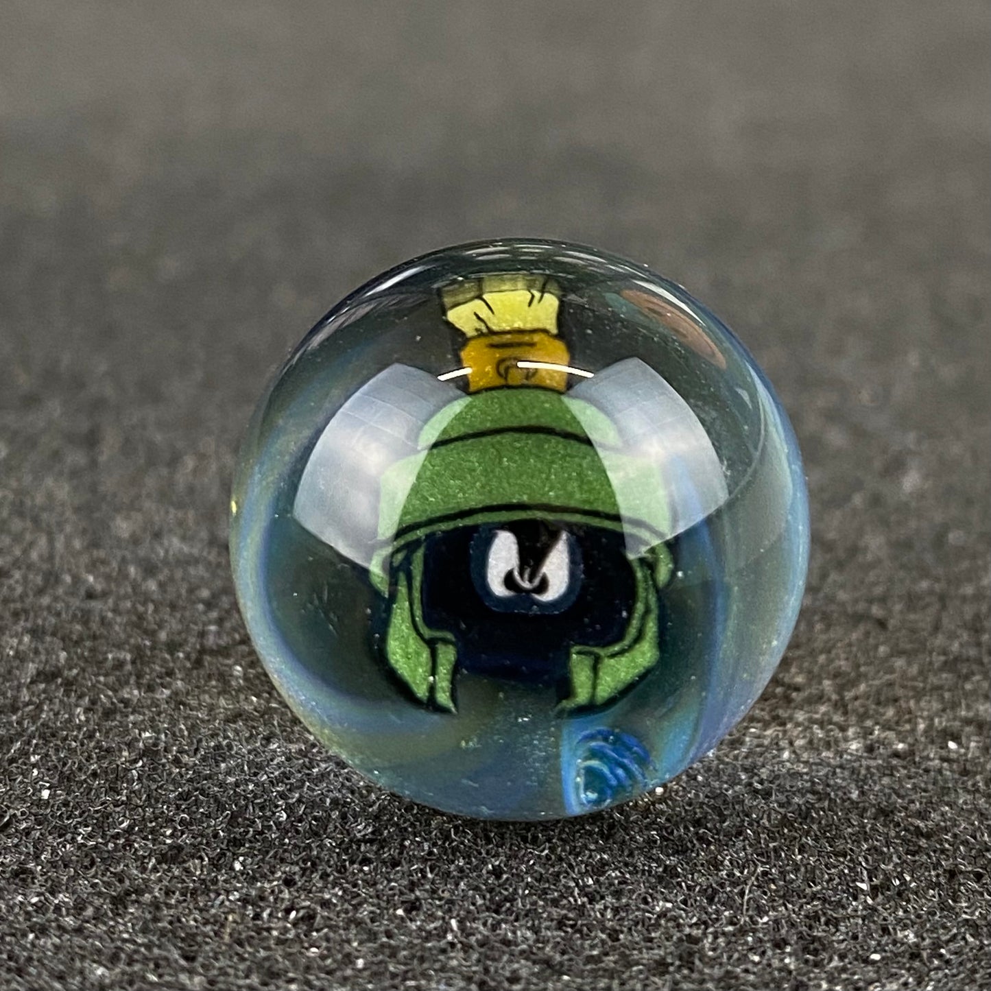 Marvin the Martian Marble Top by Keys Glass