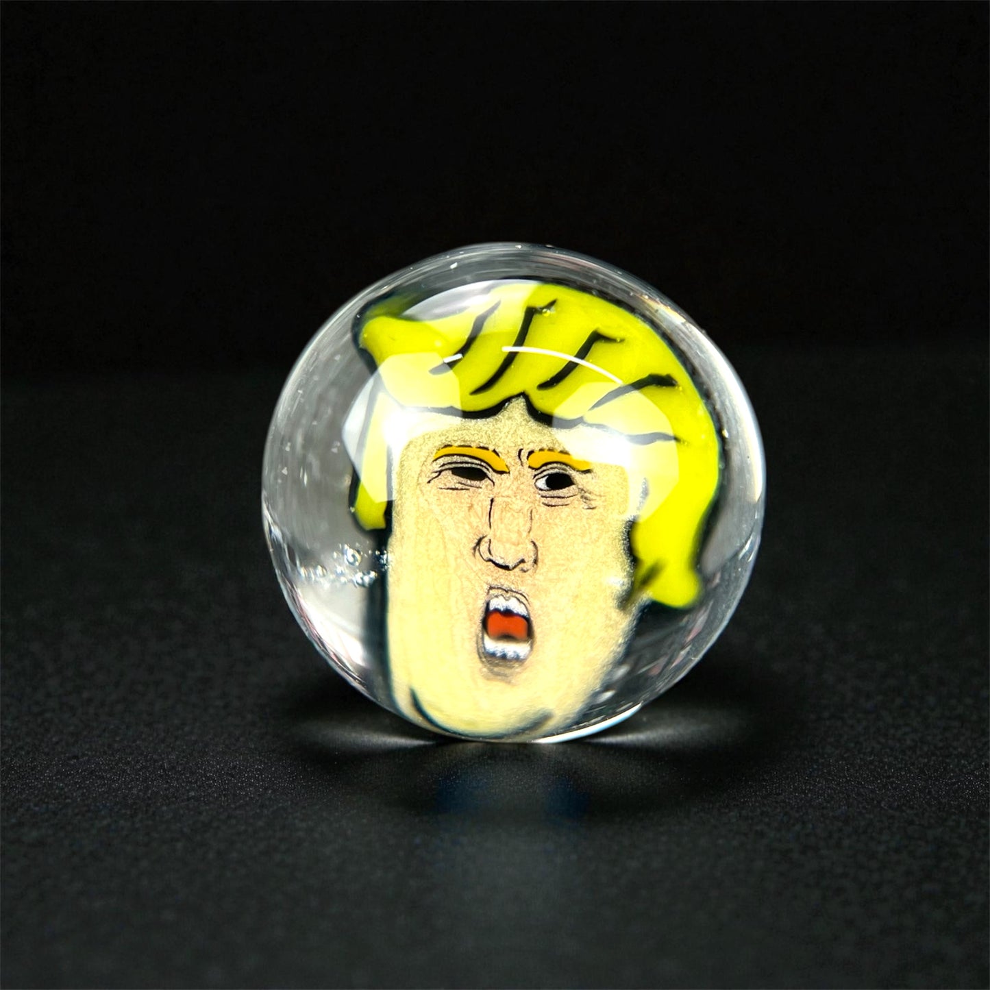 Steven H Glass – Donald Trump Millie Valve Marble (12–13mm)