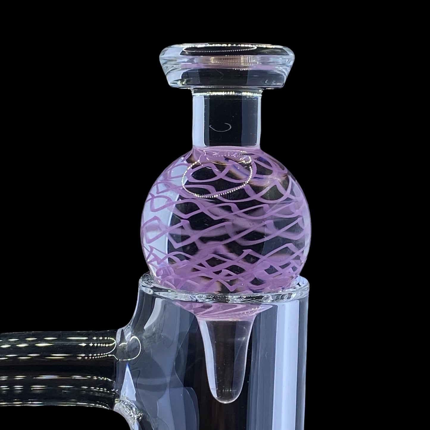 BorOregon Pink Scribble Tech Terp Slurper Bubble Cap