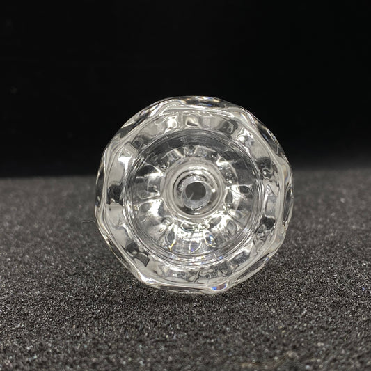 420 Glass - 18mm Single Hole Glass Bowl Slide