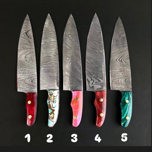 Damascus HK Knives - Kitchen Knife Dabber