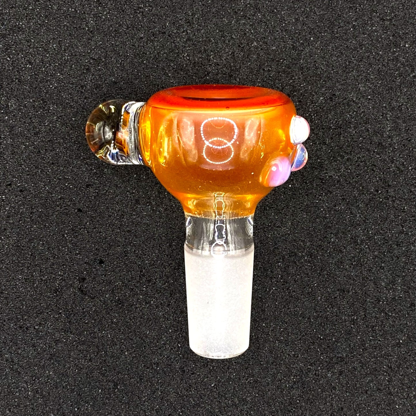 Keys Glass - 14mm Single Hole Glass Bowl Slide - Pokémon Charmander