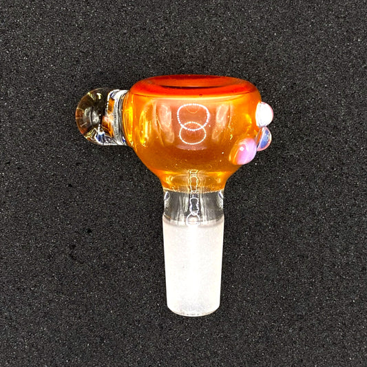 Keys Glass - 14mm Single Hole Glass Bowl Slide - Pokémon Charmander