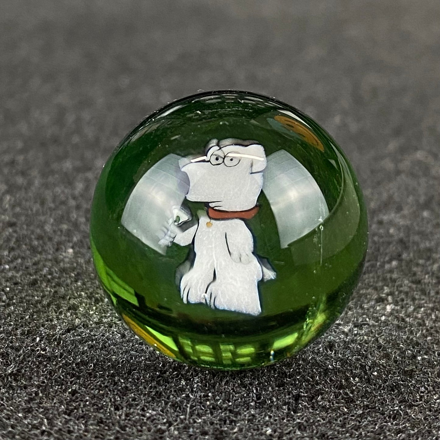 Family Guy Brian Griffin Marble Top by Keys Glass