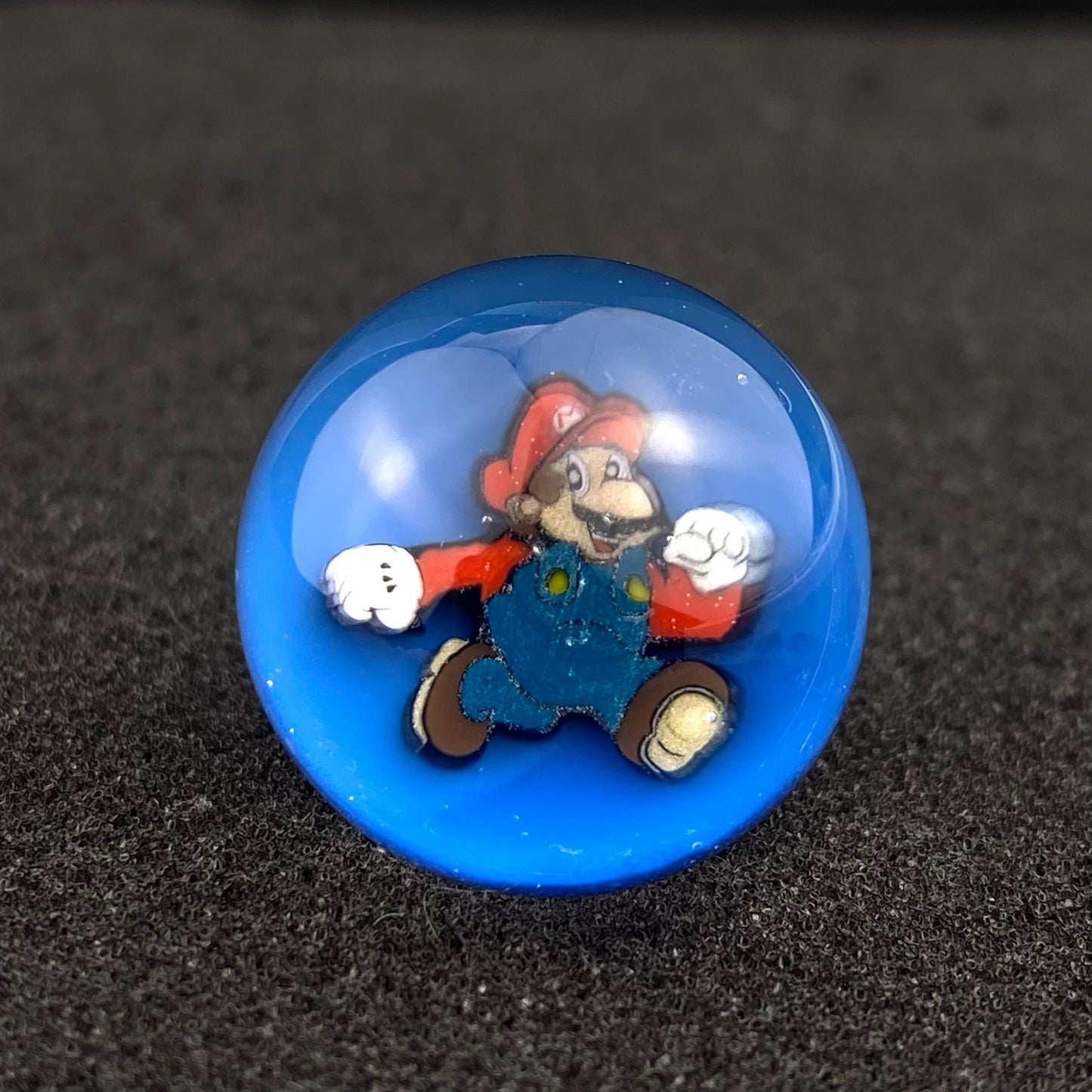 Super Mario Millie Slurper Marble Top by Keys Glass