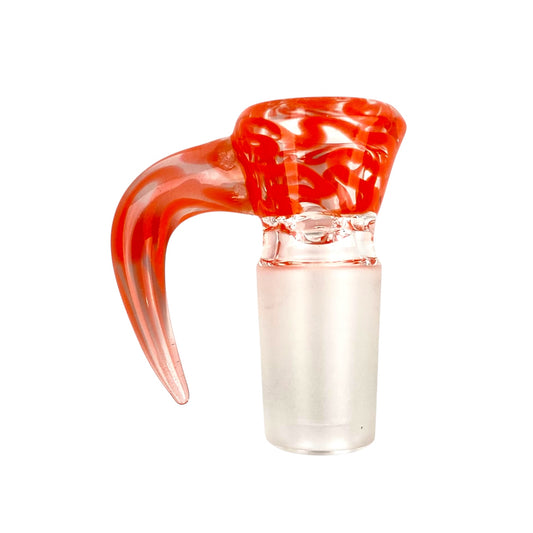 18mm Scribble Tech Glass Bowl Slide – 4 Hole by CW Glass Art (2nd Quality)