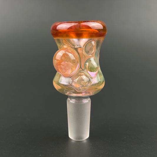14mm Glass Bowl Slide – Single Hole by The Beardless Menace