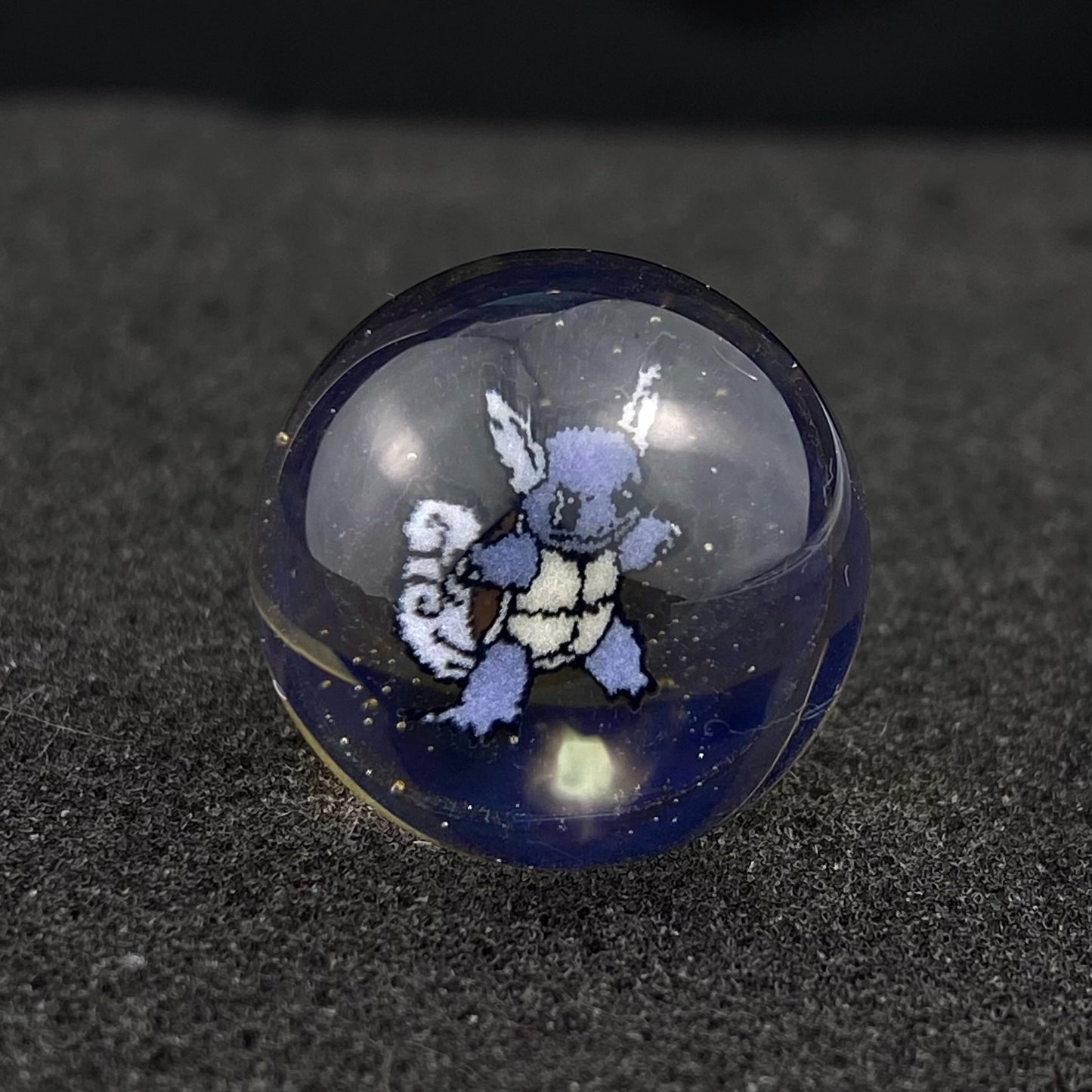 Pokémon Wartortle Slurper Marble Top by Keys Glass