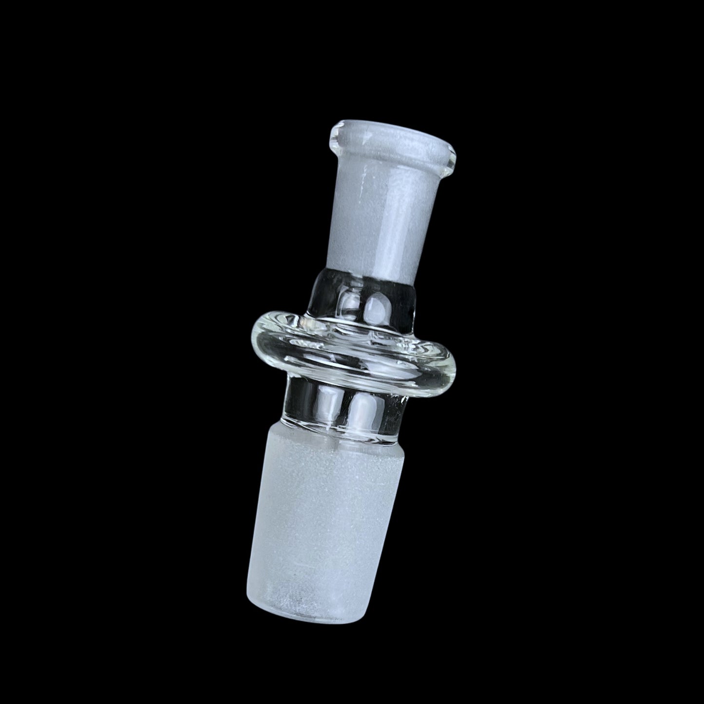 Clear Glass Adaptor - 18mm Male to 10mm Female Joint Converter