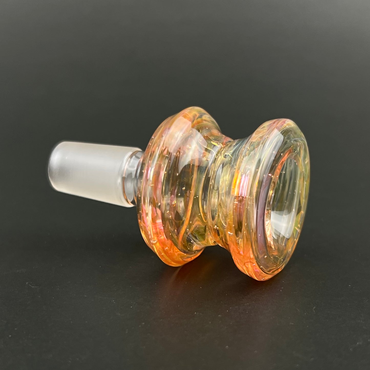 14mm Glass Bowl Slide – Single Hole by The Beardless Menace