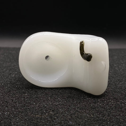 420 Glass - 18mm Single Hole Glass Bowl Slide