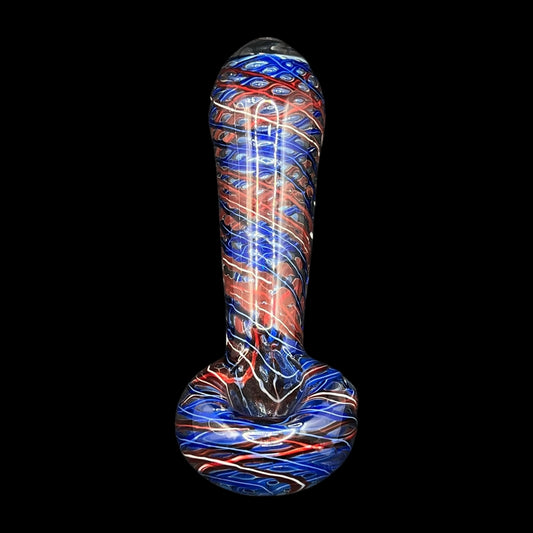 Glass Swirl Hand Pipe