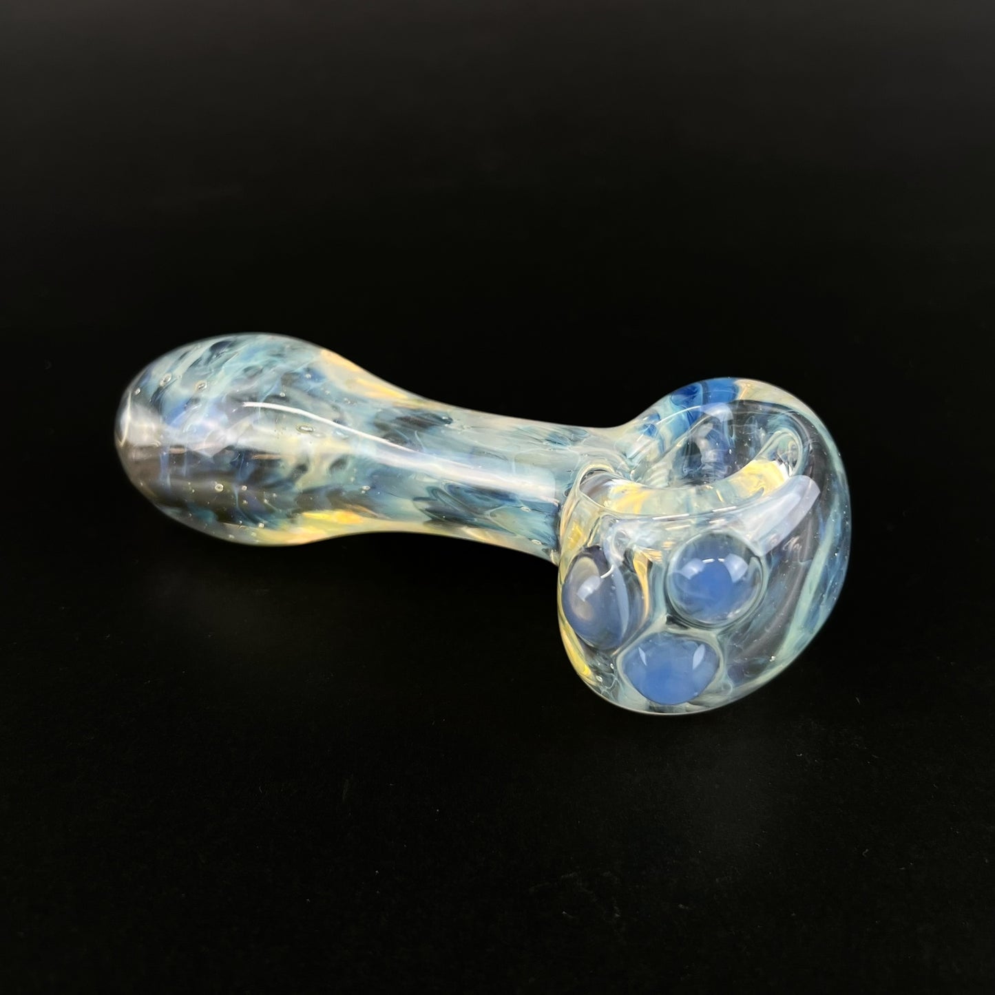 Fumed Glass Hand Pipe by The Beardless Menace