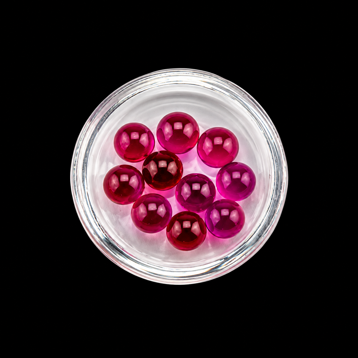 10-Pack 6mm Ruby Pearl Bundle