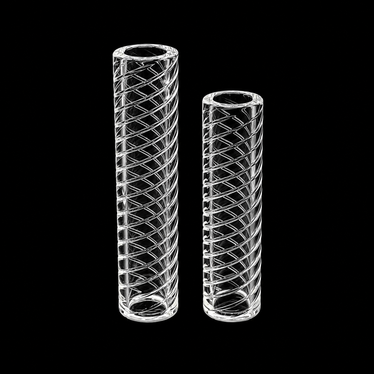 6mm Spiral Quartz Terp Pillar – Hollow & Solid Options