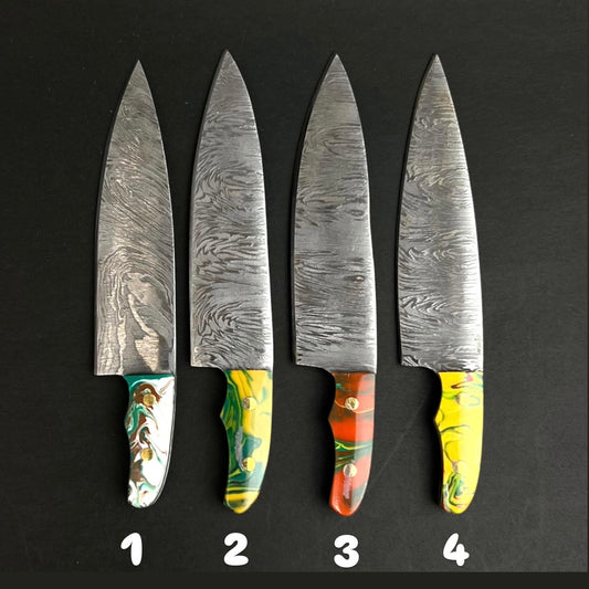 Damascus HK Knives - Kitchen Knife Dabber