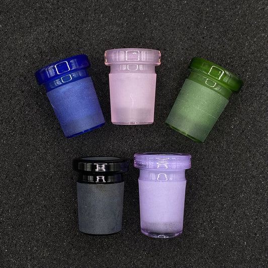 Color Glass Adaptor - 18mm Male to 14mm Female Joint Converter