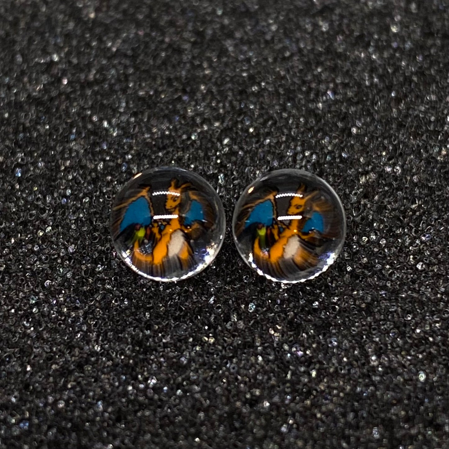 Charizard Pokémon Millie Terp Pearls by Steven H Glass – 2pc