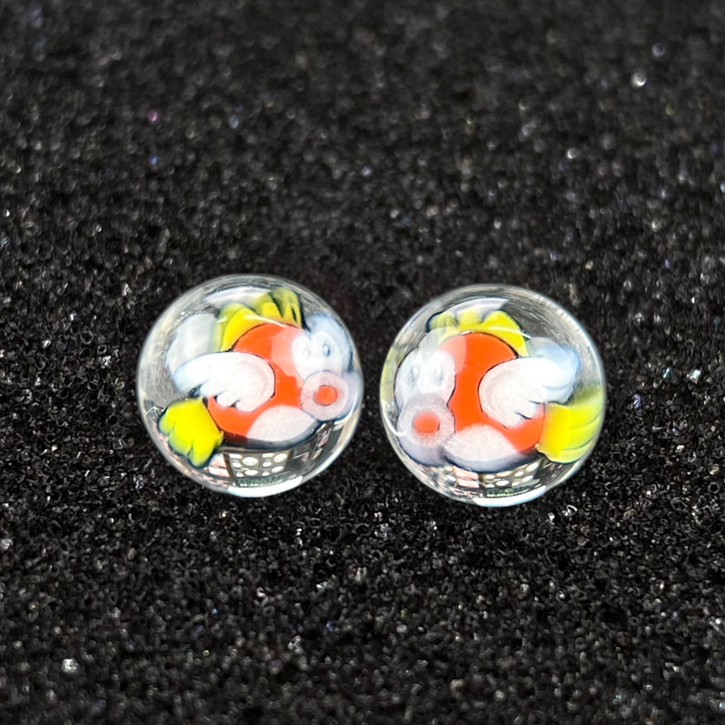 Steven H Glass – Cheep Cheep (Super Mario) Millie Terp Pearls (2pc Set)