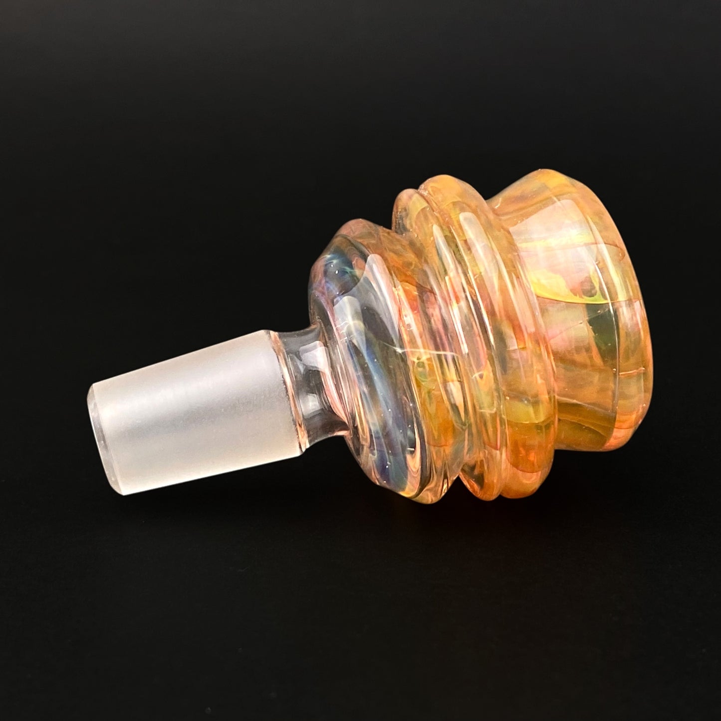 14mm Glass Bowl Slide – Single Hole by The Beardless Menace
