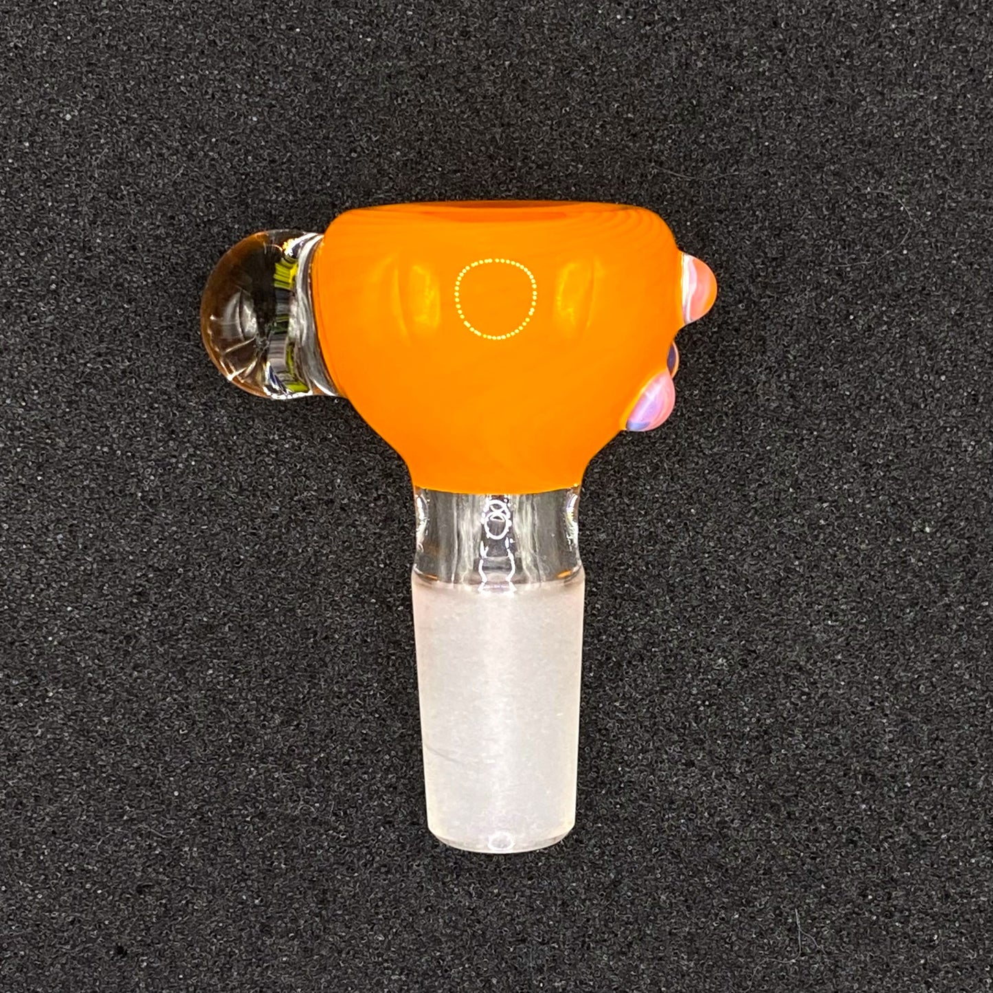 Keys Glass - 14mm Single Hole Glass Bowl Slide - Naruto Uzumaki