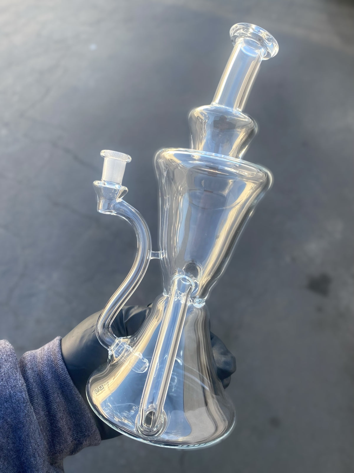 BorOregon – 3-Hole Netted Recycler Dab Rig