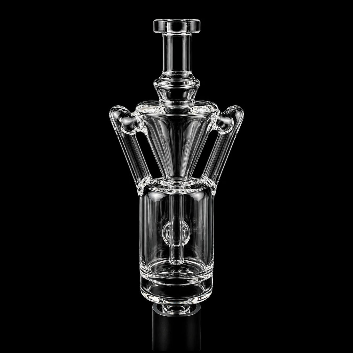 Clear Recycler Top Attachment For Puffco Pivot
